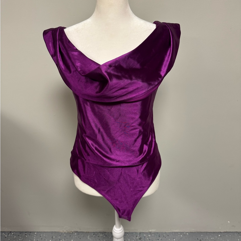 Express Vibrant Purple Blouse